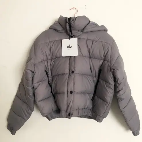 Alo Yoga Aspen Love Puffer Jacket Fog M