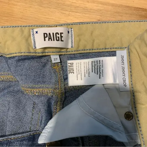 Paige Jimmy Jimmy Crop Jeans 27