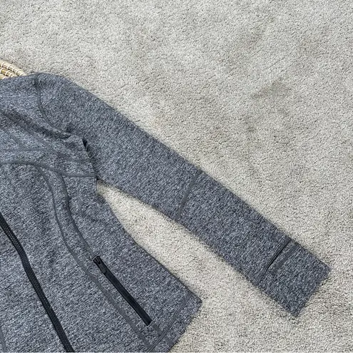 Lululemon  Women’s Define Jacket Full Zip Longsleeve in Heathered Black Size 6 - Image 7