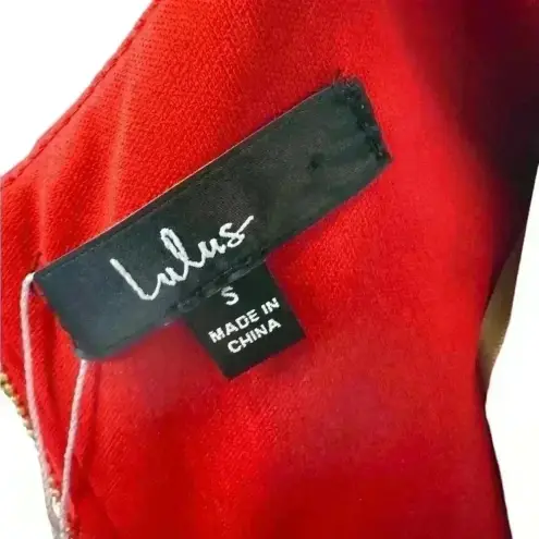 Lulus  Paulina red bodycon mini dress adjustable spaghetti straps