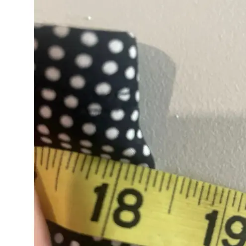 Vtg JoyFit Black White Polka Dots Golf Skort Magenta Spandex Shorts Size Large