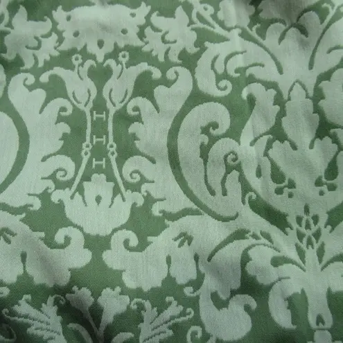 NWT Hill House Ellie Nap in Green Jacquard Print Smocked Midi Dress XL