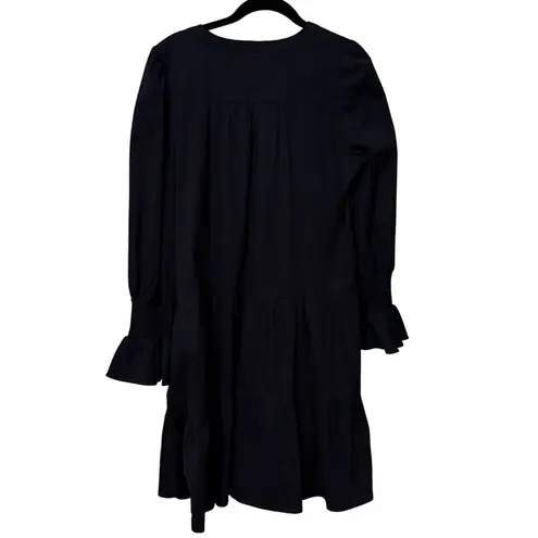 Tuckernuck Pomander Place Black 100% Cotton Poplin Kenzo Mini Dress Size Large