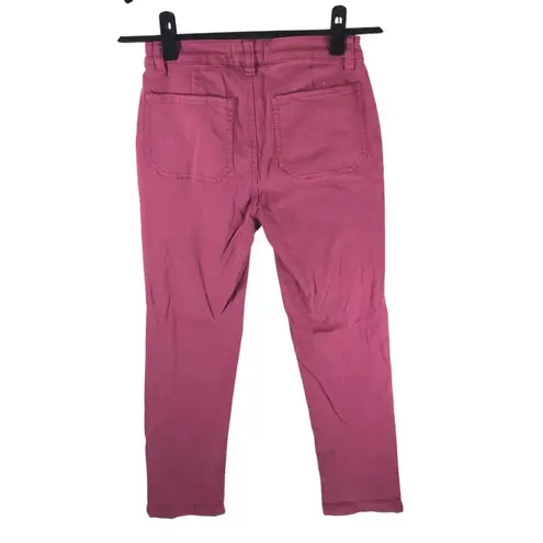 Studio Blue Womens Jeans Straight Leg Stretch Purple 25