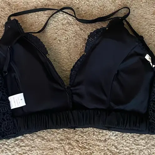 May & July Clothing Brand Black Lace Bralette Bra S Small 32” Bust 32C