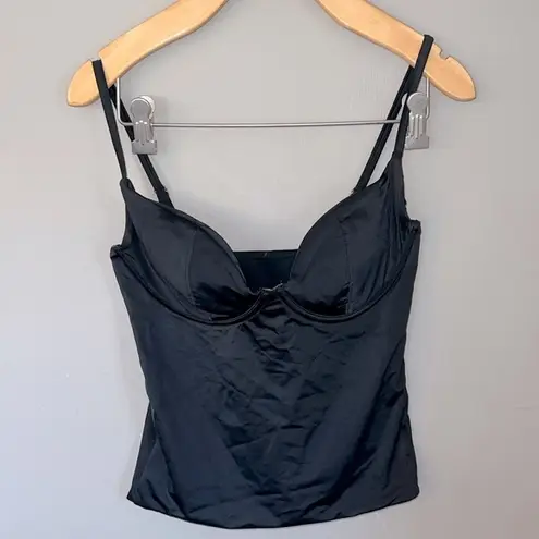 ANDIE Swim Canary Tank Swim Top in Black Size Small