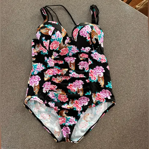 Black Tiger Floral Push