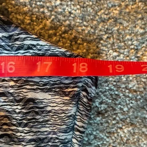 MPG Blue Gray Athletic Dress Built in Bra Racerback Women's Size XL