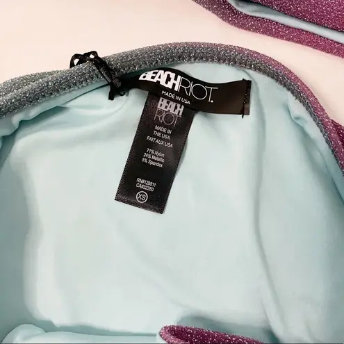 Beach Riot NWT Ombré Bikini Set Avalon Top