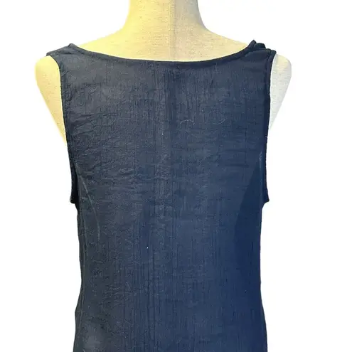 Urban Outfitters ‎ blue rayon poly blend tunic coverup size small