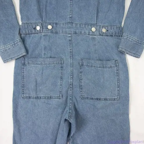 Madewell  Denim Relaxed Coverall Jumpsuit in Glenroy Wash,‎ NWT, size S - Image 12