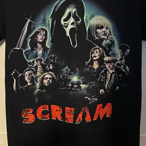 Black Scream iconic Horror Movie Cotton Graphic Tee T