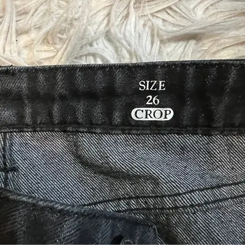 Robert Rodriguez Black Baggy Crop Denim Jeans