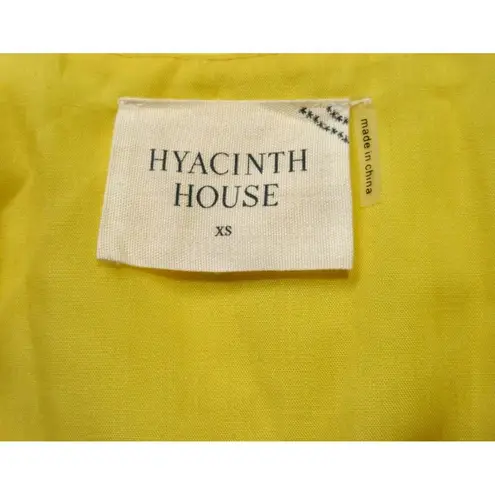 Tuckernuck NWT Hyacinth House Mila in Yellow V-neck Cotton Tiered Midi Dress XS