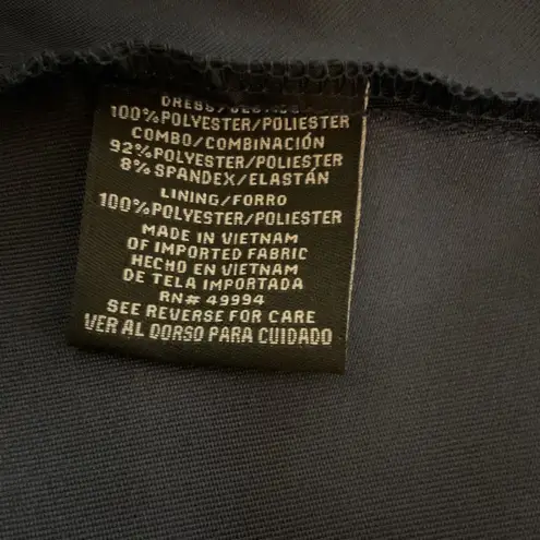 R & M Richards Women's Shimmery Sequined Crewneck High Low Ballgown Size 6 NWT