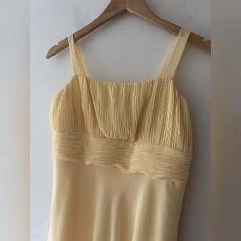Ursula of Switzerland Stunning Mother of the Bride or Groom Yellow Chiffon Dress Size 4