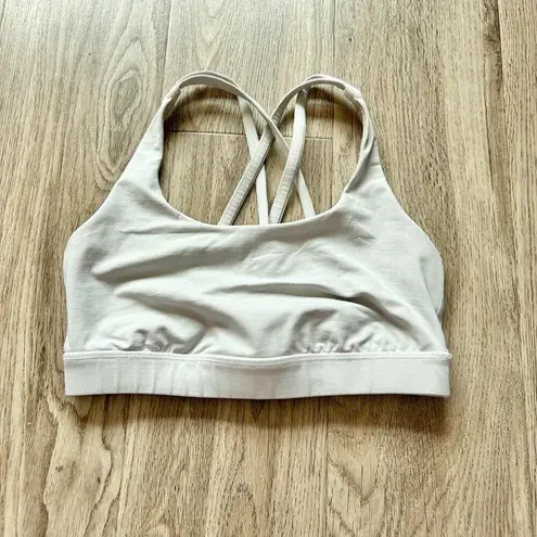 Lululemon  Athletic Workout Energy Bra Off White Size 4