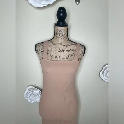 NTM: The Drop Amelia Sleeveless High Low Dress in Praline Sold Out Online Sz S Tan - Image 3