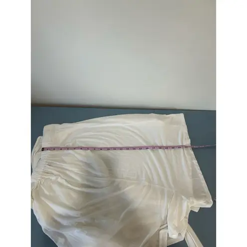 Free People Beach Redondo romper size XS white versatile strapless short soft - Image 10