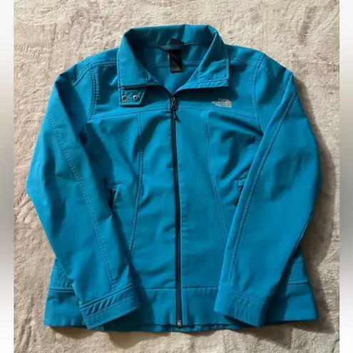 The North Face  Women’s SoftShell Blue Full Zip Jacket Sz XL