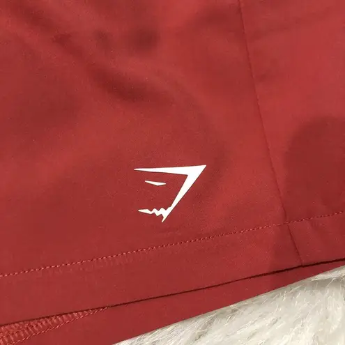 Gymshark New  Women's Woven Pocket High Waisted Short MG7 Sundried‎ Red Small - Image 4