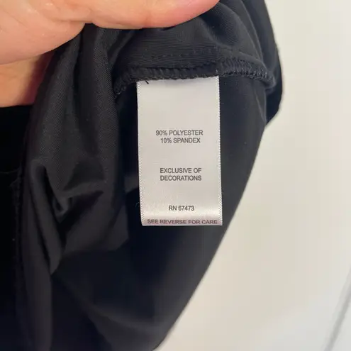 Taylor Dresses Black Velvet Sleeveless Ruched Sheath Cocktail Party Dress Size 6