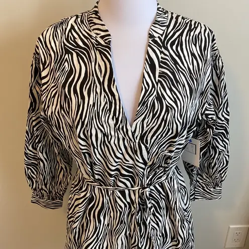 THML Banjina Zebra Print Shirtdress