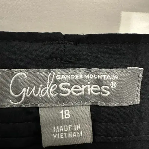 Gander mountain Guide Series Convertible Zip Pants Women’s Size 18 Black Hiking