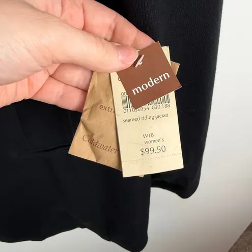 Coldwater Creek NWT Seamed Double Breasted Seamed Riding Jacket Size W18 Office