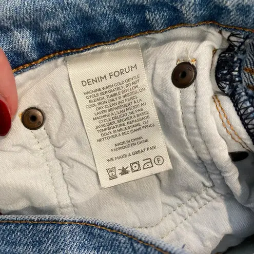 Denim Forum Aritzia The Twiggy High Rise Flare Jeans 28L Size 27