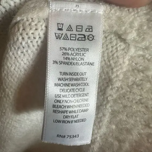 Cupcakes & Cashmere purple stripe scoop neck luxe sweater Size XS