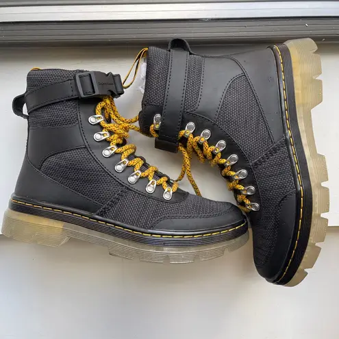 Dr. Martens  Black and Yellow Combs Tech Boot NWOT unisex men’s 8 women’s 9