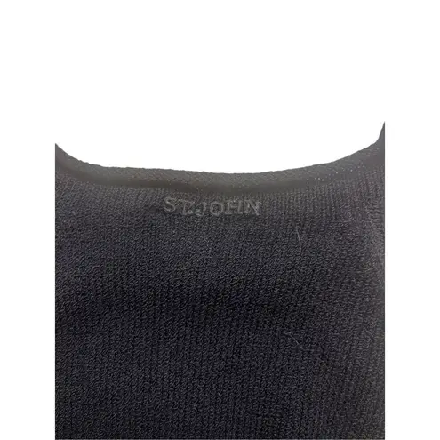 St. John Sport black Santana knit dress Small