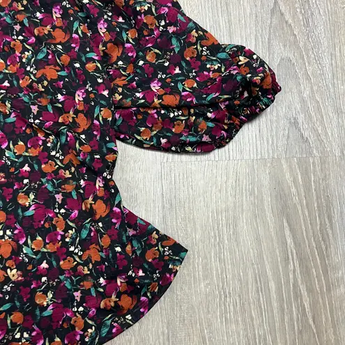 Ava & Viv Women's Plus Size Floral Print Long Sleeve Knit Top - 2X - NWT