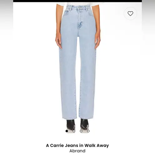 Abrand Carrie Jean in walkaway Size 30 inseam 31” Blue