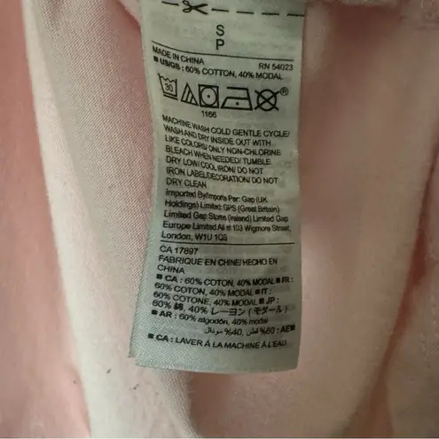 Women's Short Sleeve Pajamas Top with 'Sweet Dreams' Print Sz S Pink