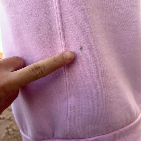 Helmut Lang quarter zip hoodie sweatshirt sweater w/ 3D logo size XS extra small - Image 12