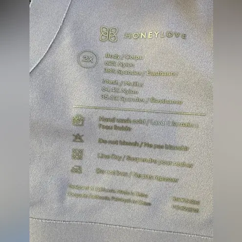 Honeylove crossover bra black runway size 2X