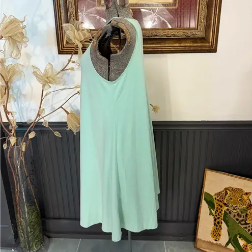 FREE FLY Apparel Sleeveless Bamboo Flex Dress in Mint Green ~ Size Large 💚🍄