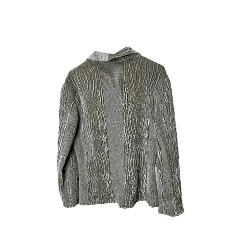 Bala Bala Women's Textured Blazer Jacket Tan Button Front Size M/L Size M