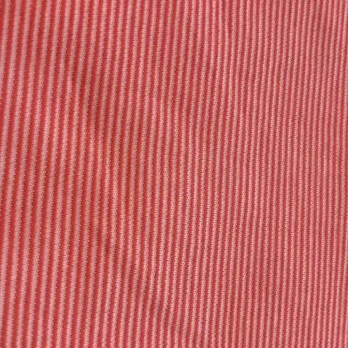 Chico's  Size 3 Pink White Stripe Striped Ribbon Short Sleeve Comfy Cute Shirt