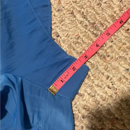 Ramy Brook Austin Blue Shorts Pleated Slinky Weave- Size XS