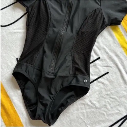 Next Black One Piece Swimsuit Sleek Design Size M