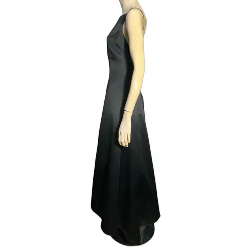 ABS Allen Schwartz Evening Women’s Size 8 Black Low Back Formal Dress Gown