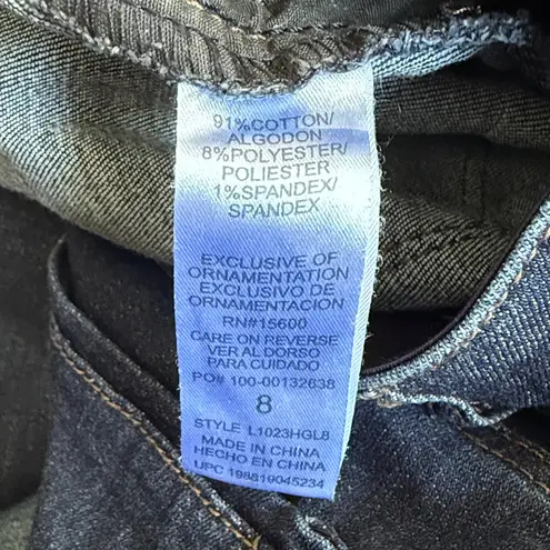 Wit & Wisdom Women’s Sz 8 Ab'Solution Sailor Wide Leg Jeans Blue