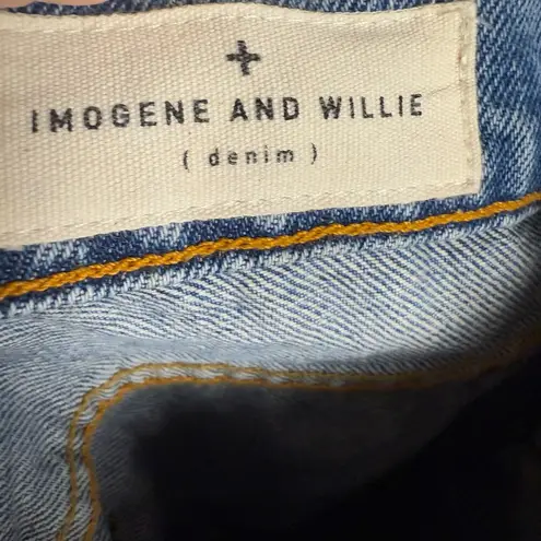 Imogene and Willie Sophie High Rise Straight Leg Denim Blue Jeans Size 23