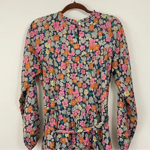 Birds of Paradise Trovata Birds of Paradis Vintage Floral Abigail Short Dress Size Large