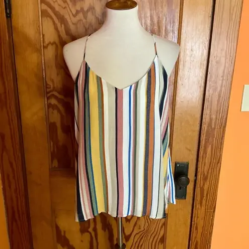 Style Rack Rainbow Striped Racer Back Tank top