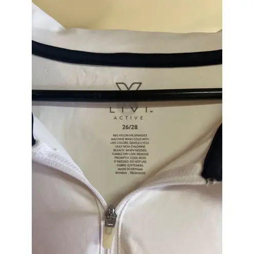 Livi Active White Zip