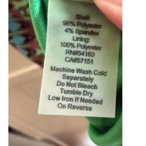 Ellen Tracy Womens Twist Front Sheath Dress Colorful Geometric Print Size 4